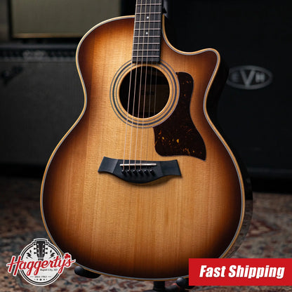 Taylor 414ce Studio Grand Auditorium Acoustic/Electric Guitar - Shaded Edgeburst with Gig Bag