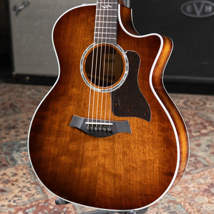 Taylor 424ce Special Edition Grand Auditorium Acoustic/Electric Guitar - Shaded Edge Burst with Hardshell Case