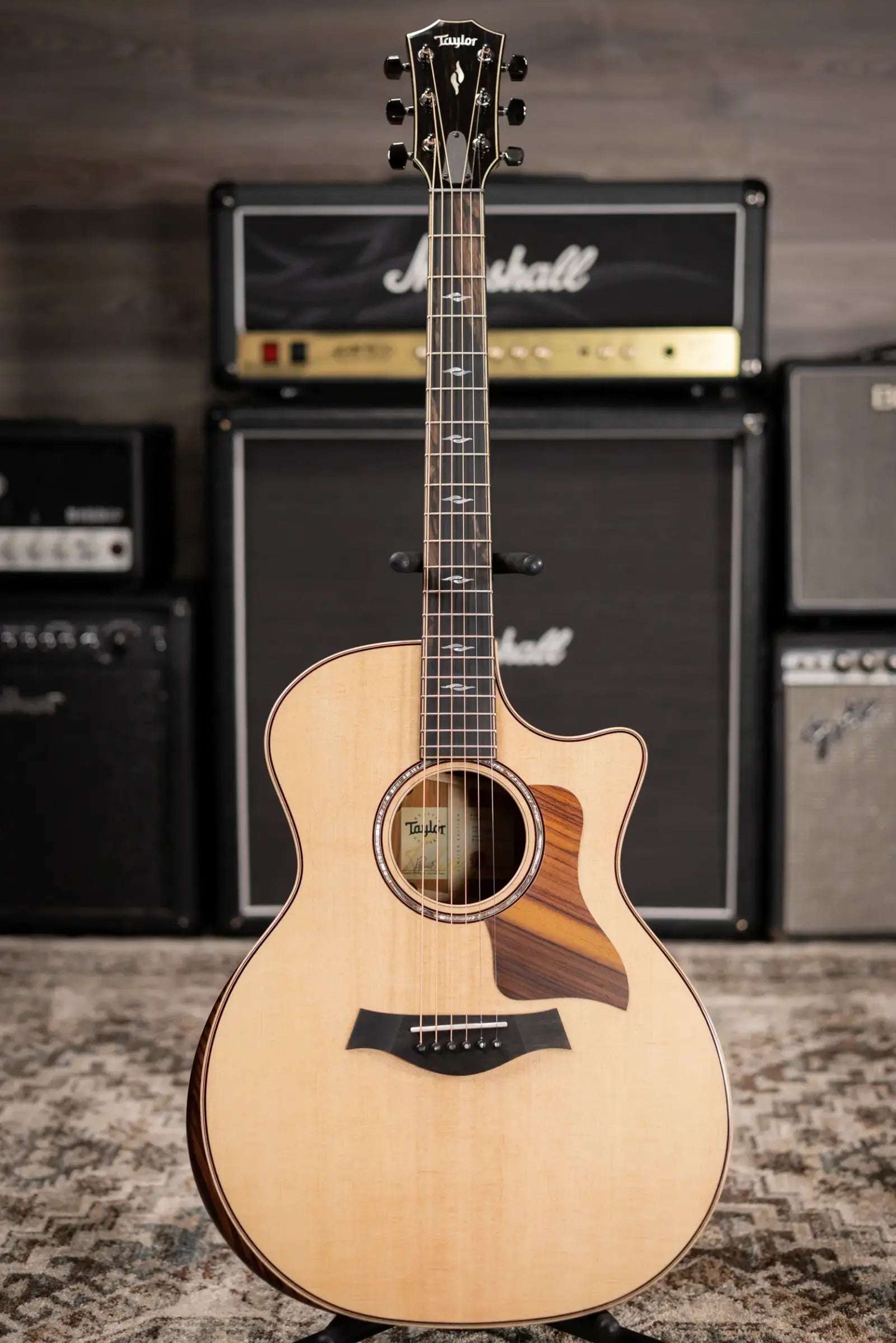 Taylor 814ce LTD Cocobolo Grand Auditorium Acoustic/Electric Guitar - Natural with Hardshell Case