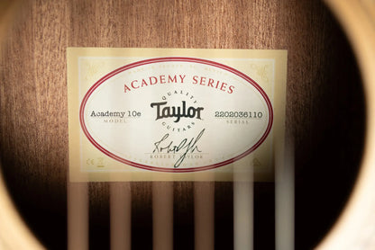 Taylor Academy 10e Dreadnought Acoustic/Electric Guitar with Gig Bag