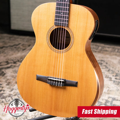 Taylor Academy 12e-N Left-Handed Nylon Grand Concert Acoustic/Electric Guitar with Gig Bag
