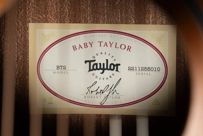 Taylor BT2 Baby Taylor Acoustic Guitar with Gig Bag - Demo