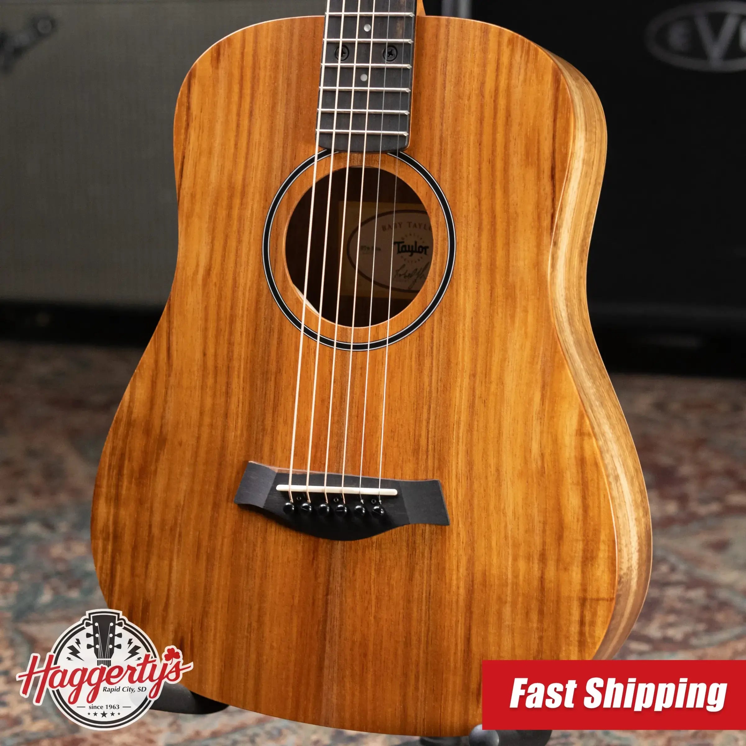 Taylor BTe-Koa Baby Taylor Acoustic/Electric Guitar with Gig Bag