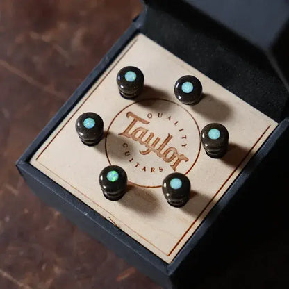 Taylor Bridge Pin Set, Bone, Brown w/ White Opal