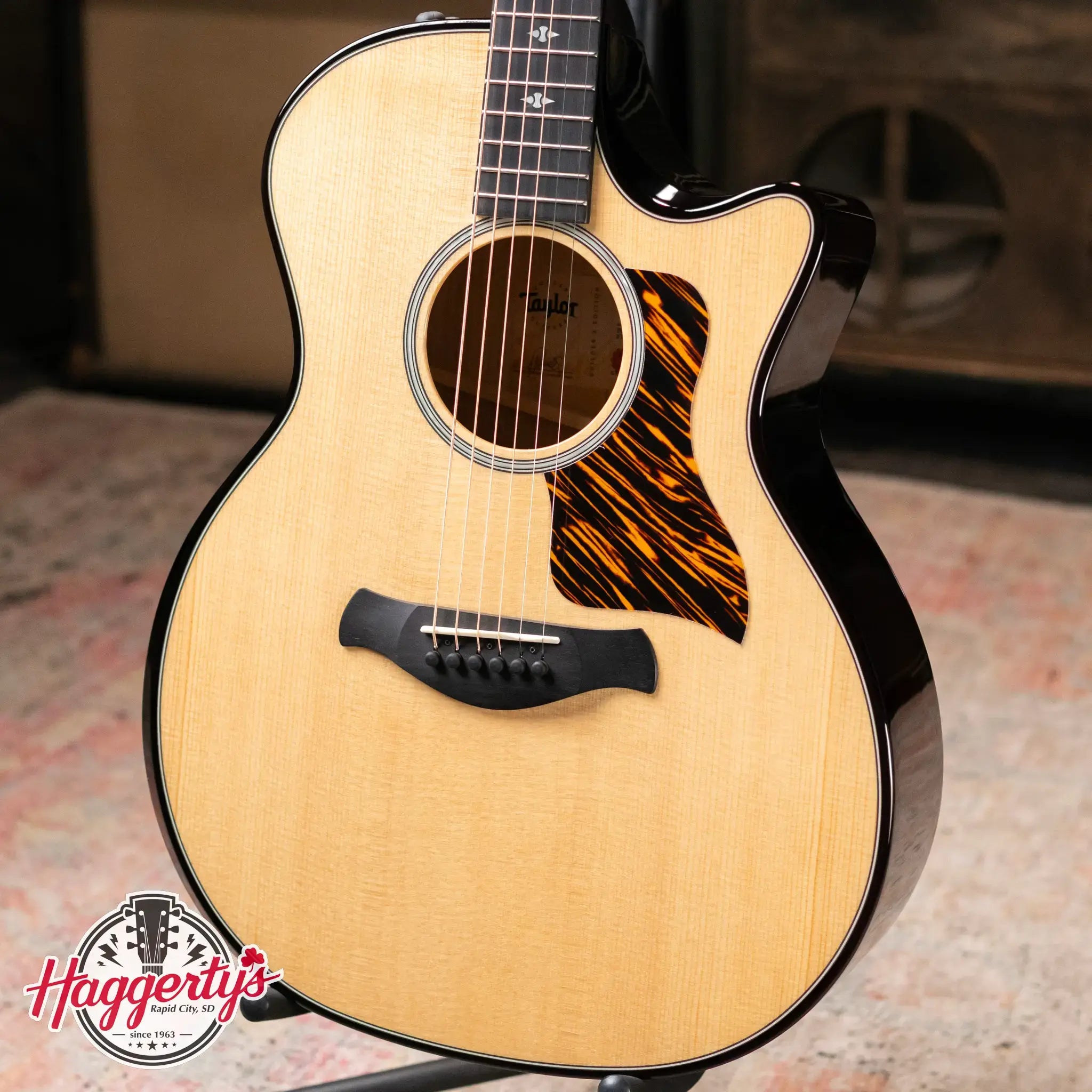 Taylor Builder's Edition 514ce Acoustic/Electric Guitar with Hardshell Case - Demo