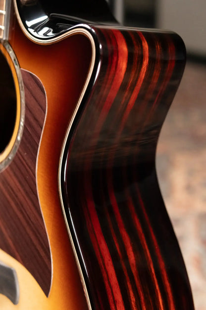 Taylor (1 of 42) Builder's Edition 814ce LTD Grand Auditorium Acoustic/Electric Guitar - Macassar Ebony with Hardshell Case
