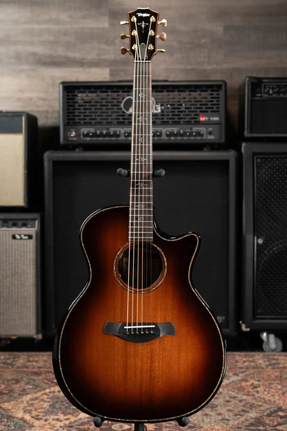 Taylor (1 of 42) Builder's Edition 914ce LTD Macassar Ebony Grand Auditorium Acoustic/Electric Guitar - Shaded Edgeburst with Hardshell Case