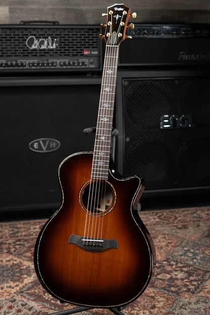 Taylor (1 of 42) Builder's Edition 914ce LTD Macassar Ebony Grand Auditorium Acoustic/Electric Guitar - Shaded Edgeburst with Hardshell Case