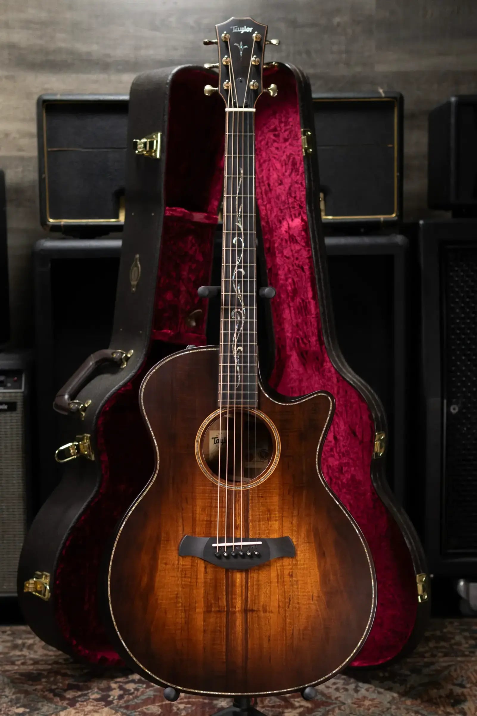Taylor Builder's Edition K24ce Grand Auditorium Acoustic/Electric Guitar with Hardshell Case