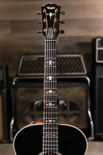 Taylor Custom Shop 2024 Grand Concert 12-Fret Acoustic/Electric - Black Top Mahogany/Mahogany with Hardshell Case