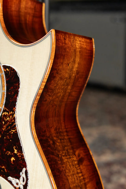 Taylor Custom Shop #C0022 Gold Label Super Auditorium Acoustic/Electric Guitar - Adirondack/Hawaiian Koa with Hardshell Case
