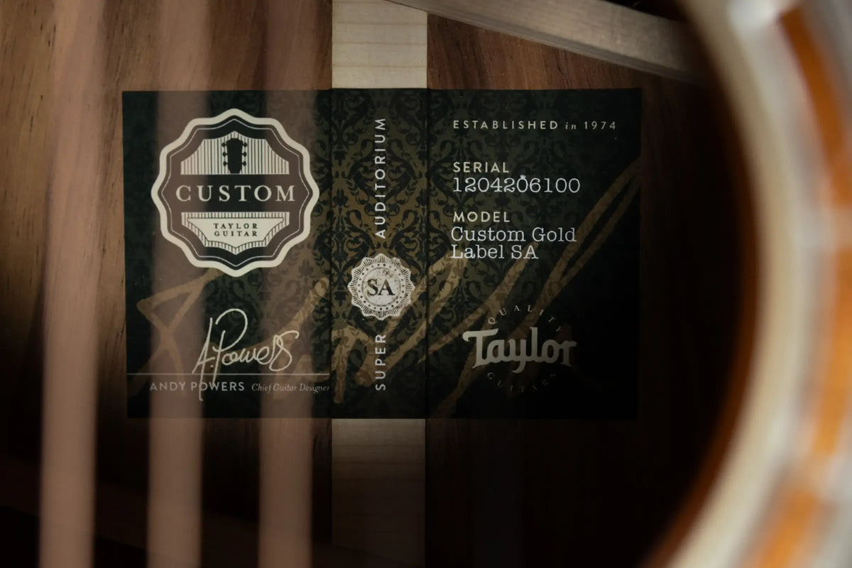 Taylor Custom Shop #C0022 Gold Label Super Auditorium Acoustic/Electric Guitar - Adirondack/Hawaiian Koa with Hardshell Case