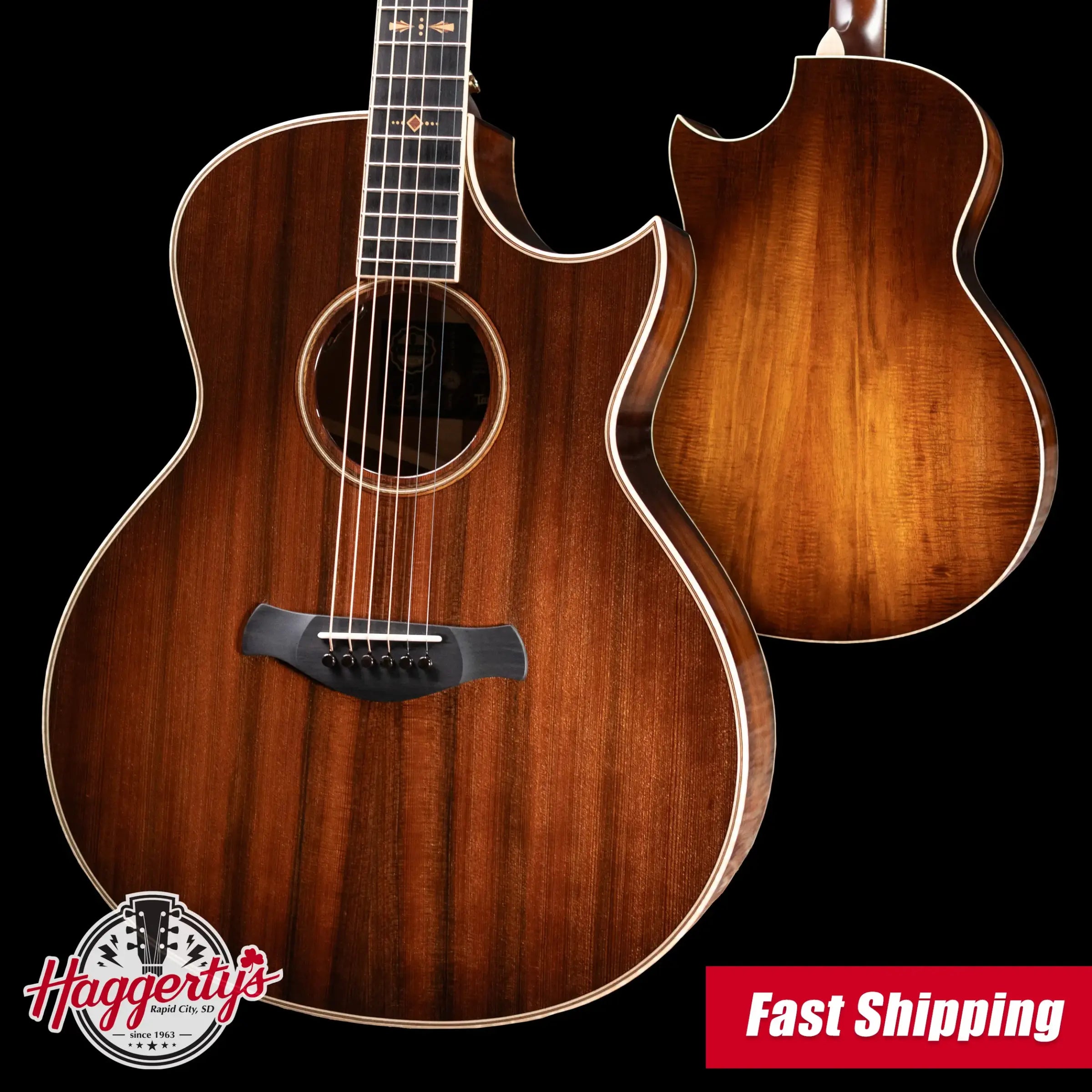 Taylor Custom Shop #C0712 Gold Label Super Auditorium Acoustic/Electric Guitar with Hardshell Case