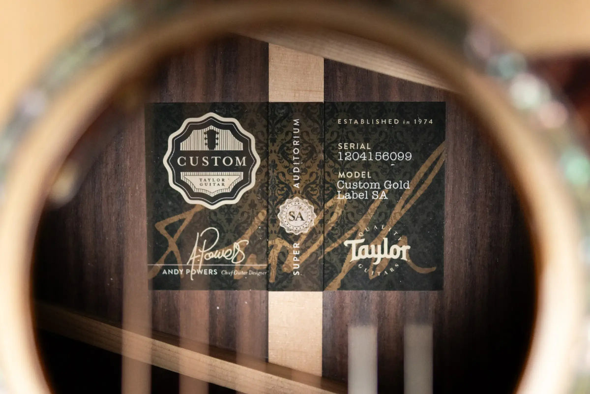 Taylor Custom Shop #C0713 2026 Catch Custom Gold Label Super Auditorium Acoustic/Electric Guitar - Adirondack/Indian Rosewood with Hardshell Case