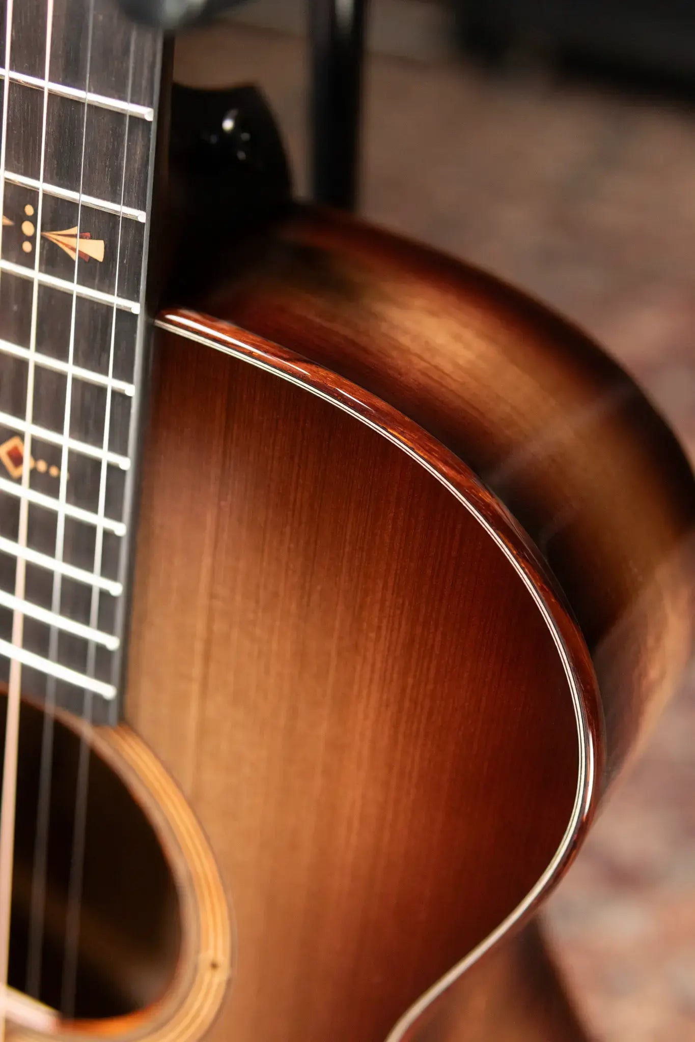 Taylor Custom "The Monument" 1 of 20 12-Fret 2025 Catch Event #10 Grand Concert Acoustic/Electric Guitar - Black Limba/Sinker Cypress with Hardshell Case