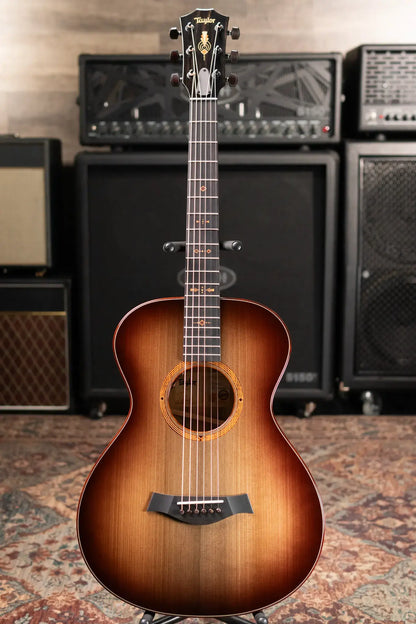 Taylor Custom "The Monument" 1 of 20 C12e 12-Fret 2025 Catch Event #10 Grand Concert Acoustic/Electric Guitar - Black Limba/Sinker Cypress with Hardshell Case
