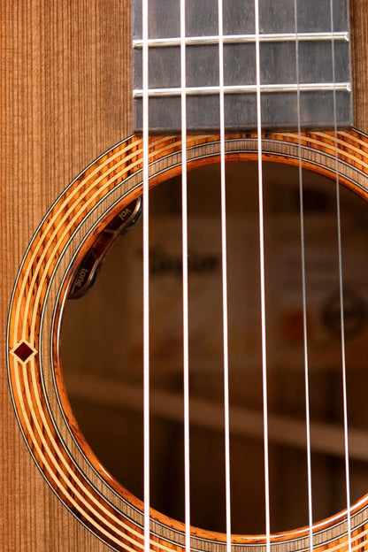 Taylor Custom "The Monument" 1 of 20 C12e 12-Fret 2025 Catch Event #10 Grand Concert Acoustic/Electric Guitar - Black Limba/Sinker Cypress with Hardshell Case