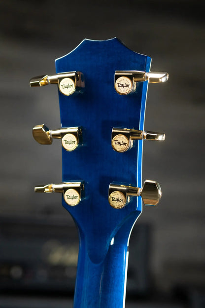 Taylor Custom Shop C17e 2025 Catch Event #41 Grand Pacific Acoustic/Electric Guitar - Living Blue Jewel with Circa 74 Amp and Hardshell Case - Floor Model