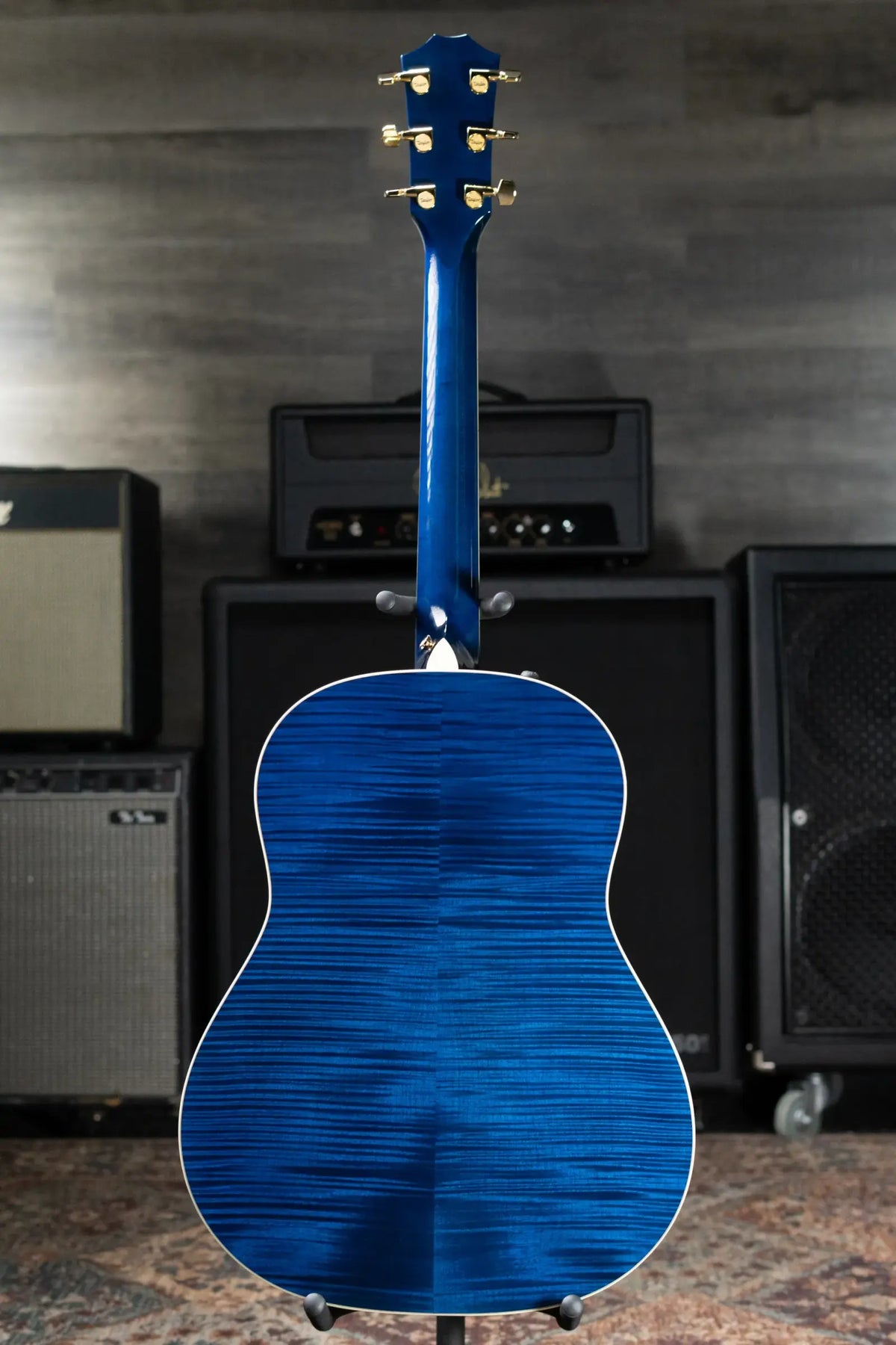 Taylor Custom Shop C17e 2025 Catch Event #41 Grand Pacific Acoustic/Electric Guitar - Living Blue Jewel with Circa 74 Amp and Hardshell Case - Floor Model