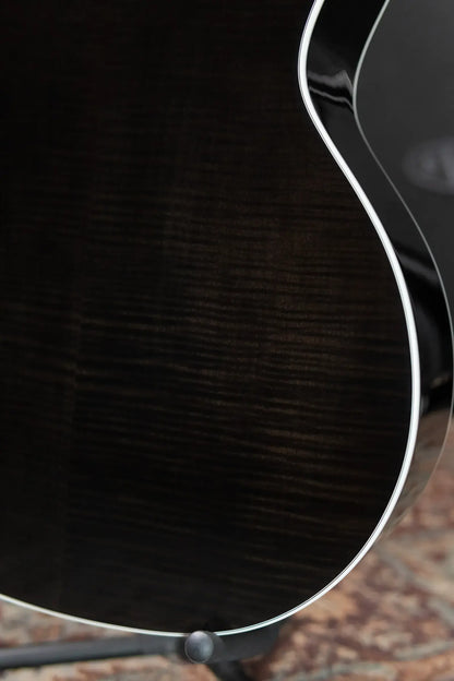 Taylor Custom Shop Grand Auditorium Thin Body Acoustic/Electric Guitar - Transparent Black with Hardshell Case
