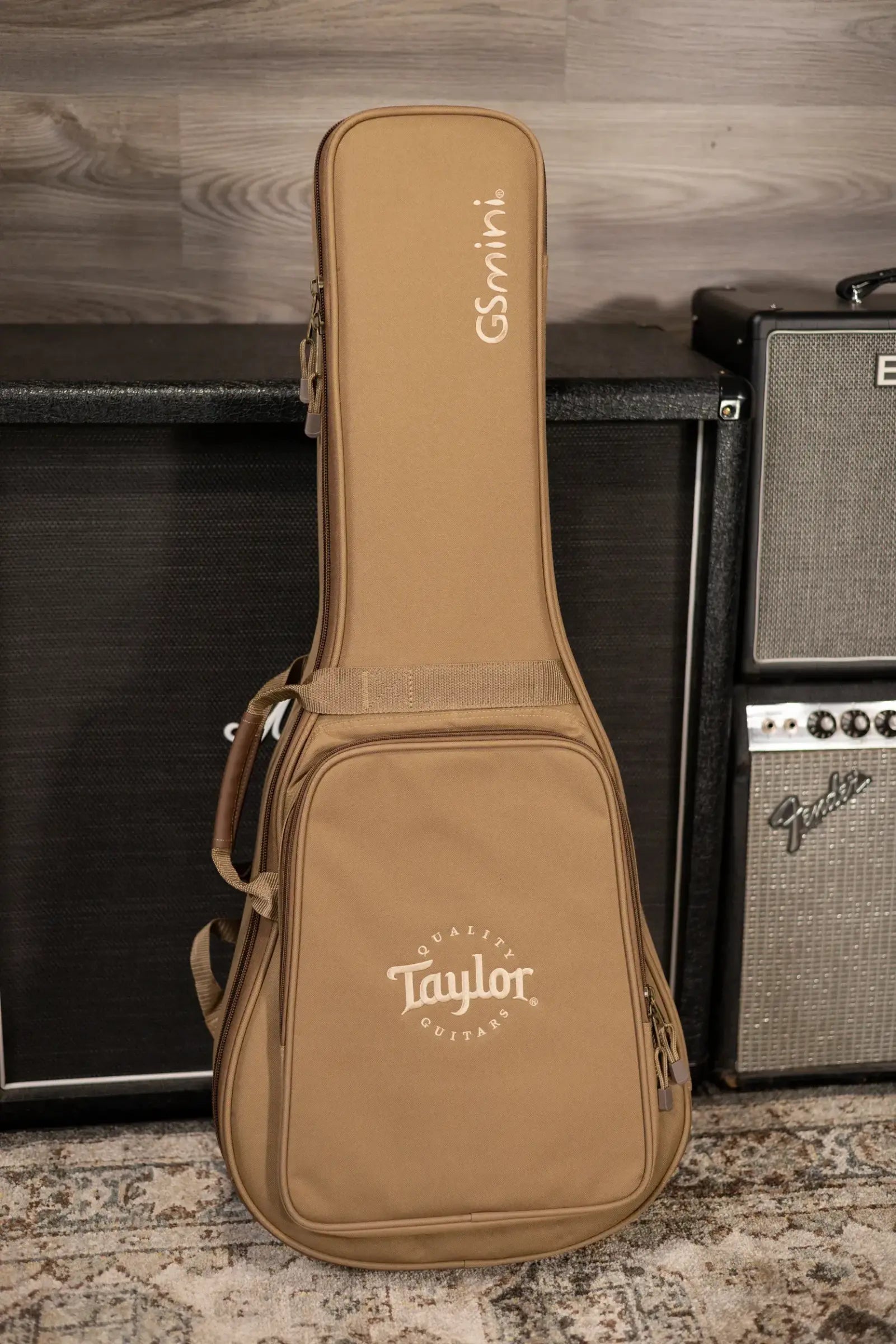 Taylor GS Mini Sapele Acoustic Guitar with Tan Structured Gig Bag