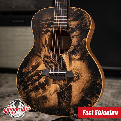 Taylor GS Mini Special Edition Guitars 4 Veterans Acoustic Guitar - Americana with GS Mini Bag - Demo