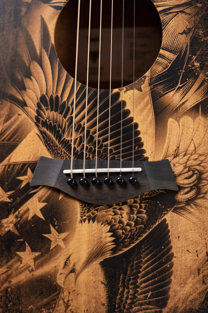 Taylor GS Mini Special Edition Guitars 4 Veterans Acoustic Guitar - Americana with GS Mini Bag - Demo