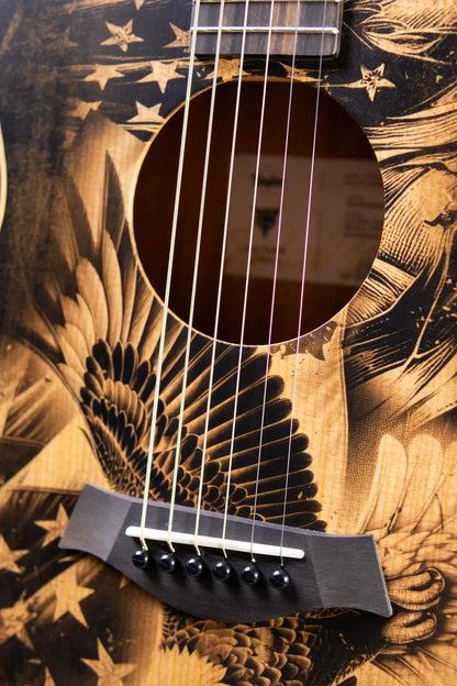 Taylor GS Mini Special Edition Guitars 4 Veterans Acoustic Guitar with GS Mini Bag