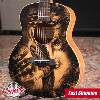 Taylor GS Mini Special Edition Guitars 4 Vets Americana Acoustic Guitar with Gig Bag