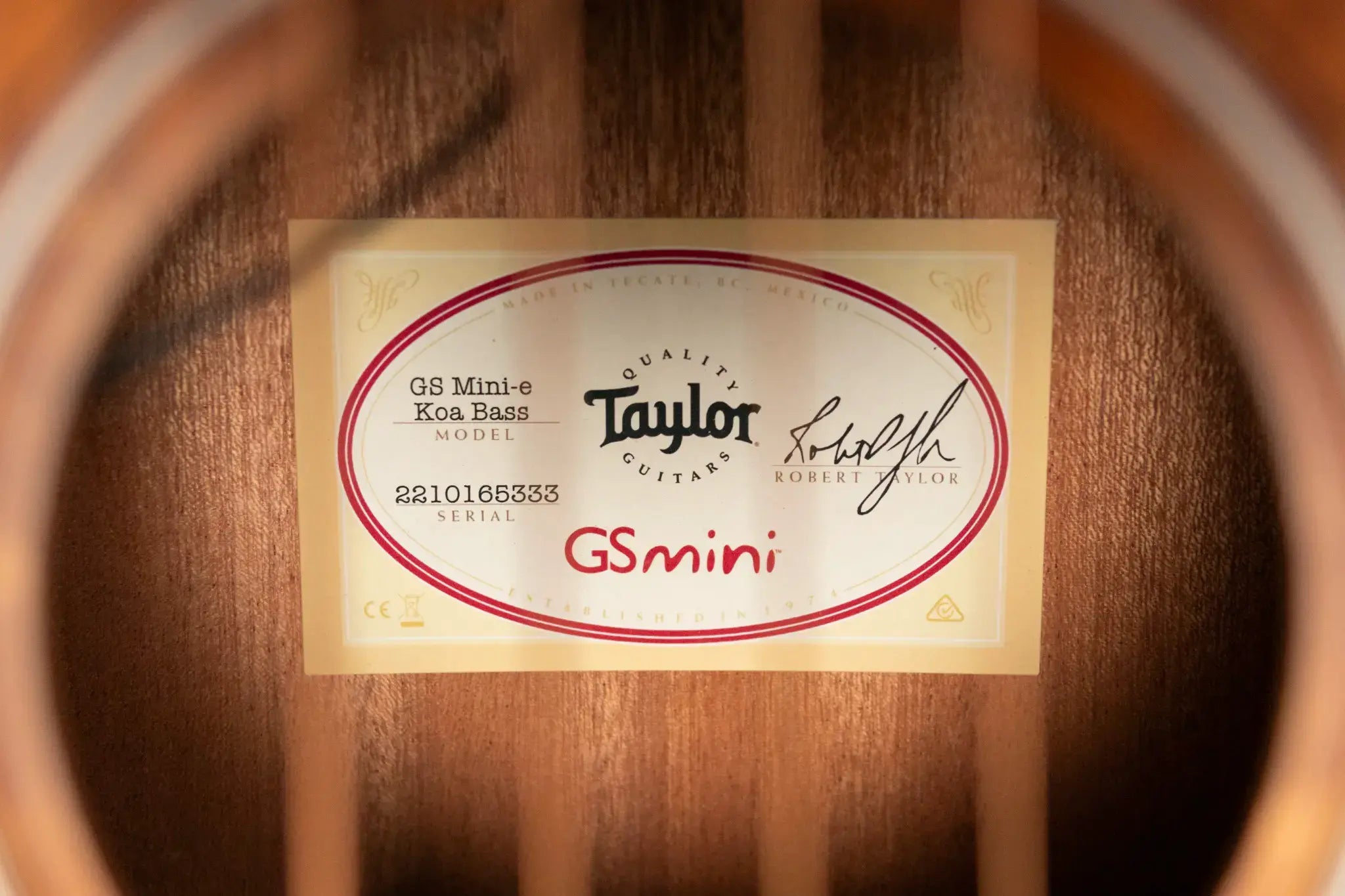 Taylor GS Mini-e Koa Bass with Gig Bag - Floor Model