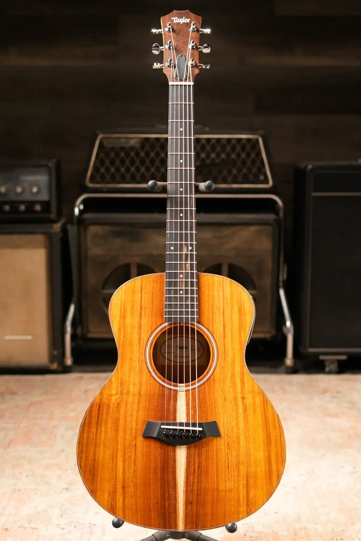 Taylor GS Mini-e Koa Left-Handed Acoustic/Electric Guitar with Gig Bag - Demo