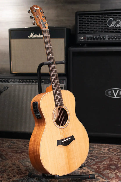 Taylor GS Mini-e LTD Acoustic/Electric Guitar - Figured Koa with Gig Bag