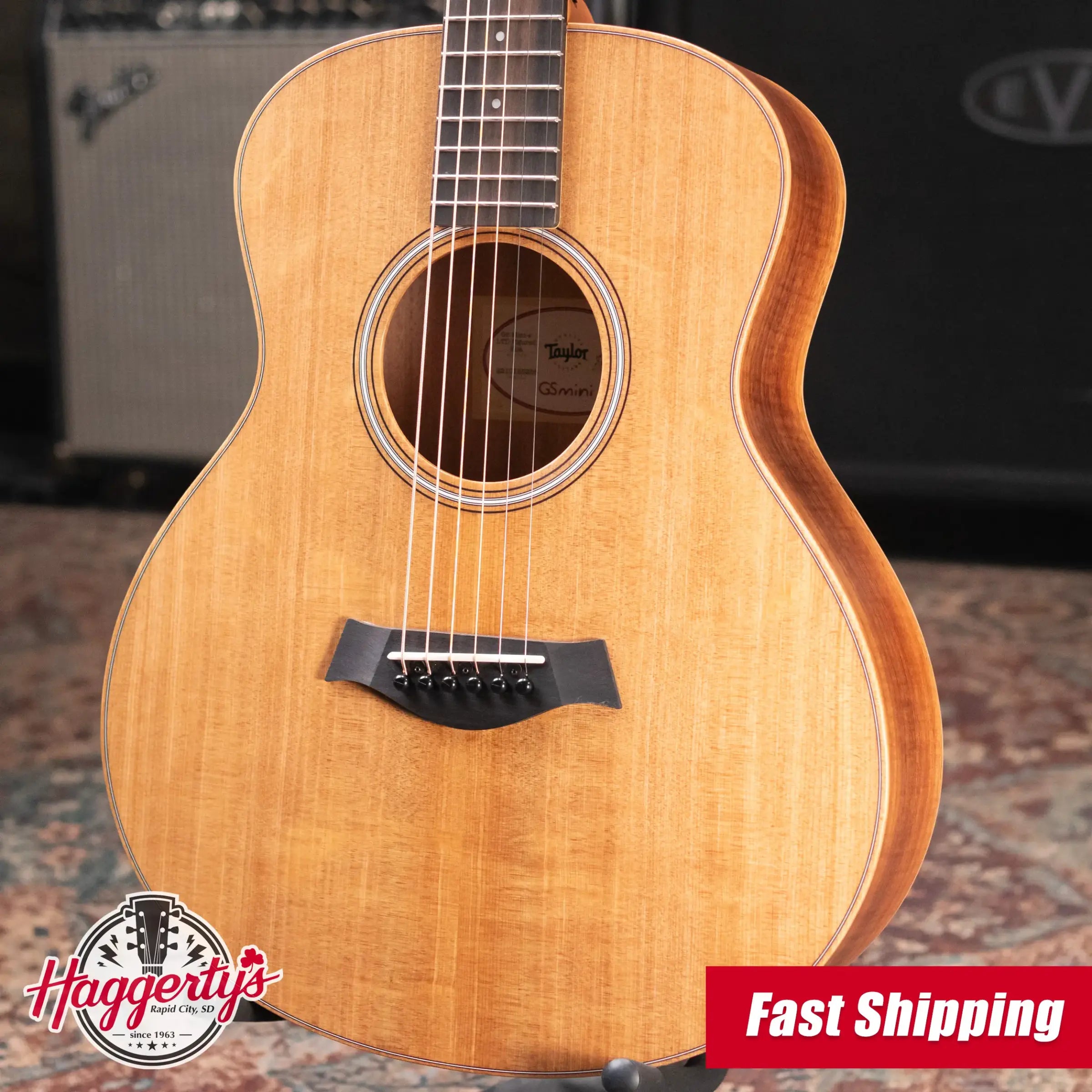 Taylor GS Mini-e LTD Acoustic/Electric Guitar - Figured Koa with Gig Bag