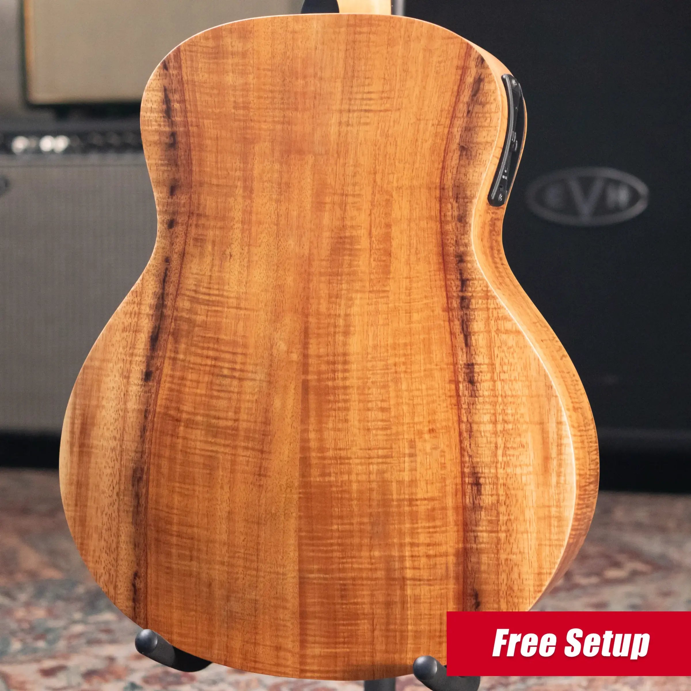Taylor GS Mini-e LTD Acoustic/Electric Guitar - Figured Koa with Gig Bag