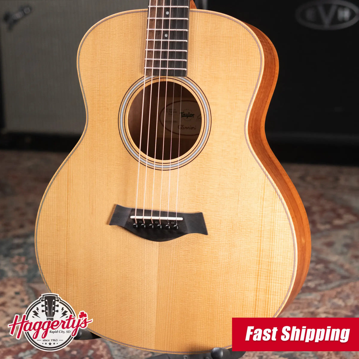 Taylor GS Mini-e LTD Acoustic/Electric Guitar - Figured Koa with Gig Bag - Demo