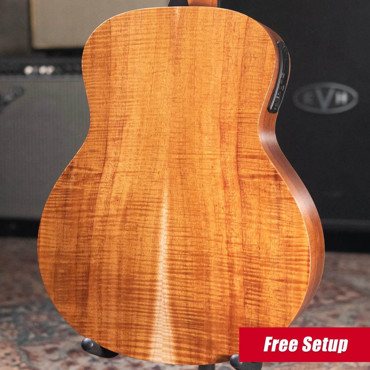 Taylor GS Mini-e LTD Acoustic/Electric Guitar - Figured Koa with Gig Bag - Demo