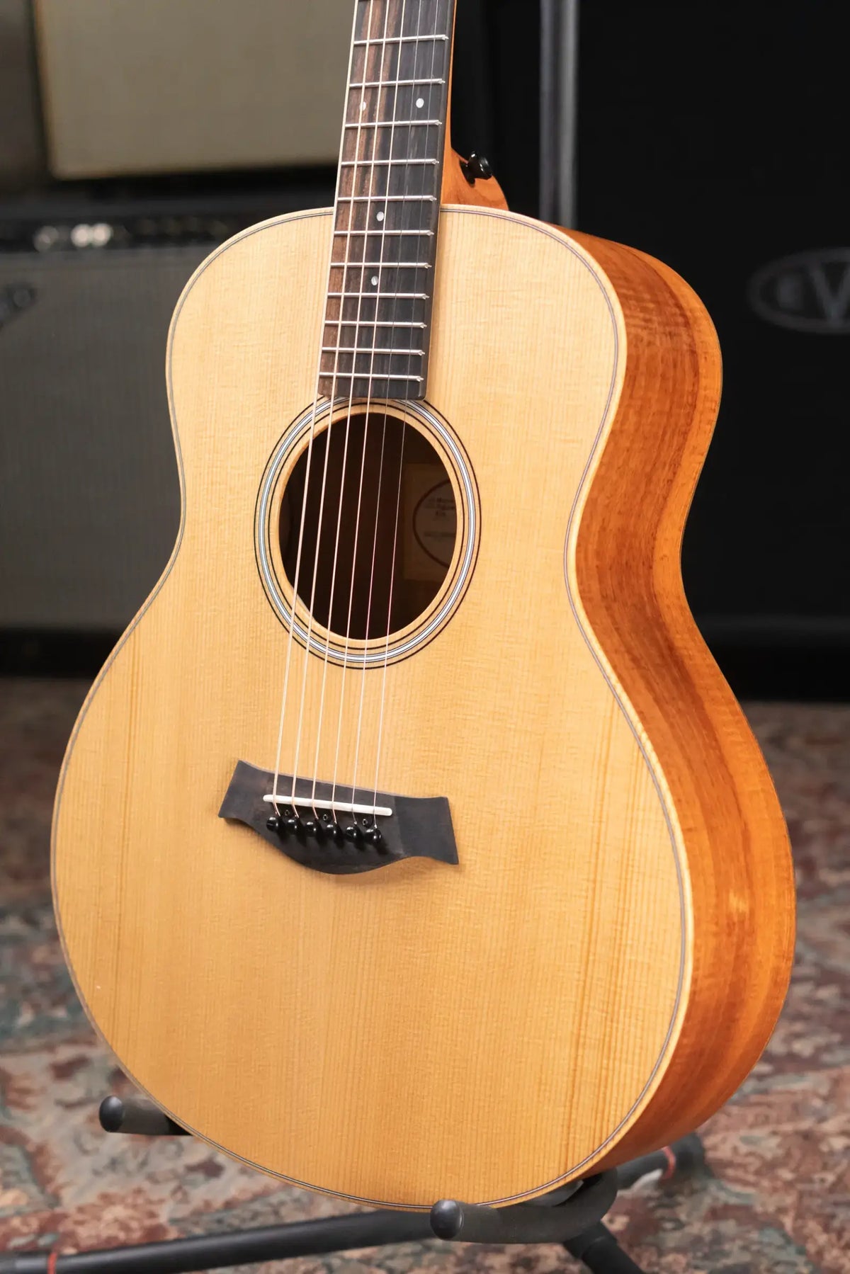 Taylor GS Mini-e LTD Acoustic/Electric Guitar - Figured Koa with Gig Bag - Demo