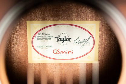 Taylor GS Mini-e Special Edition Acoustic/Electric Guitar - Honeyburst with GS Mini Bag