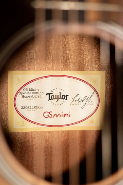 Taylor GS Mini-e Special Edition Acoustic/Electric Guitar - Honeyburst with GS Mini Bag