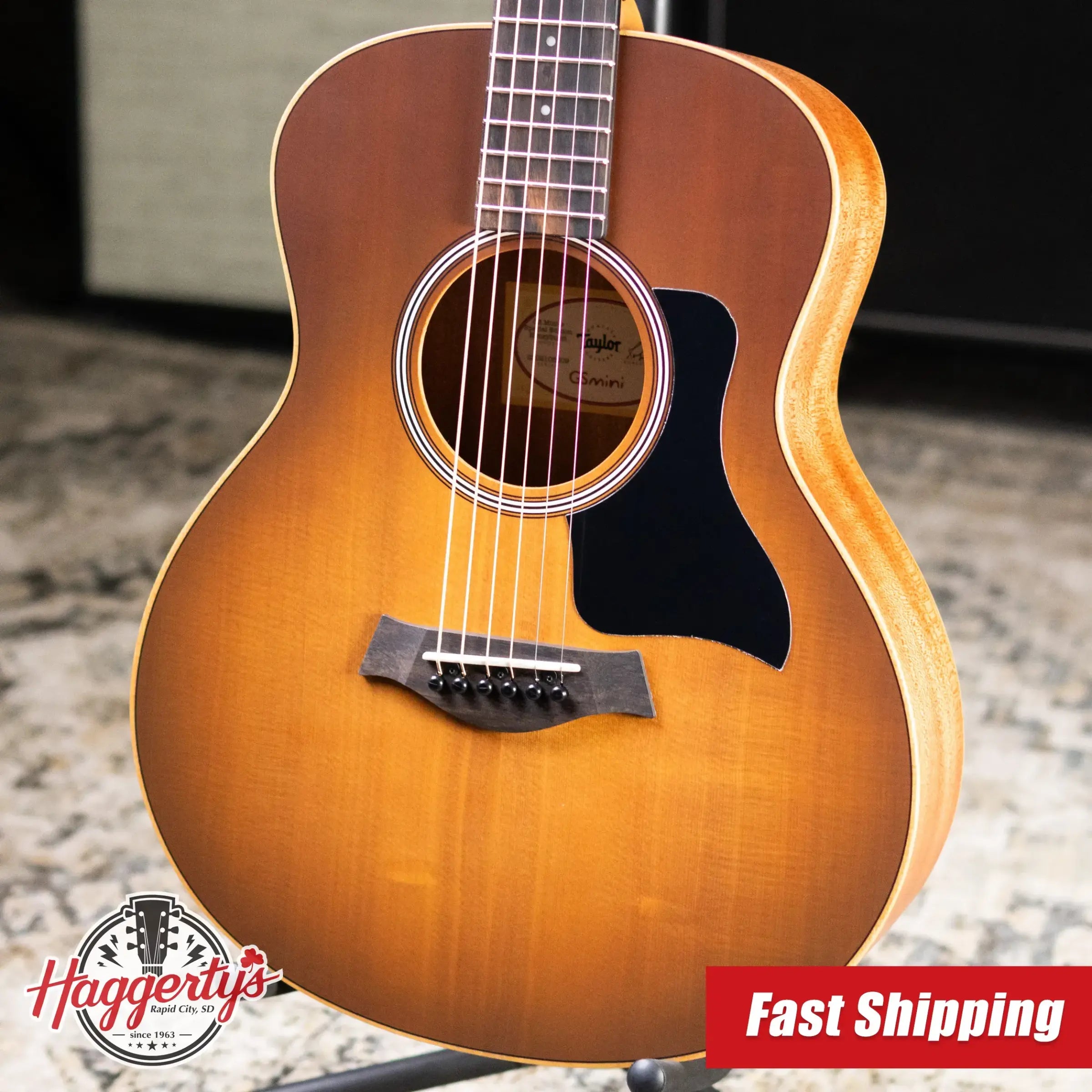 Taylor GS Mini-e Special Edition Acoustic/Electric Guitar - Honeyburst with GS Mini Bag