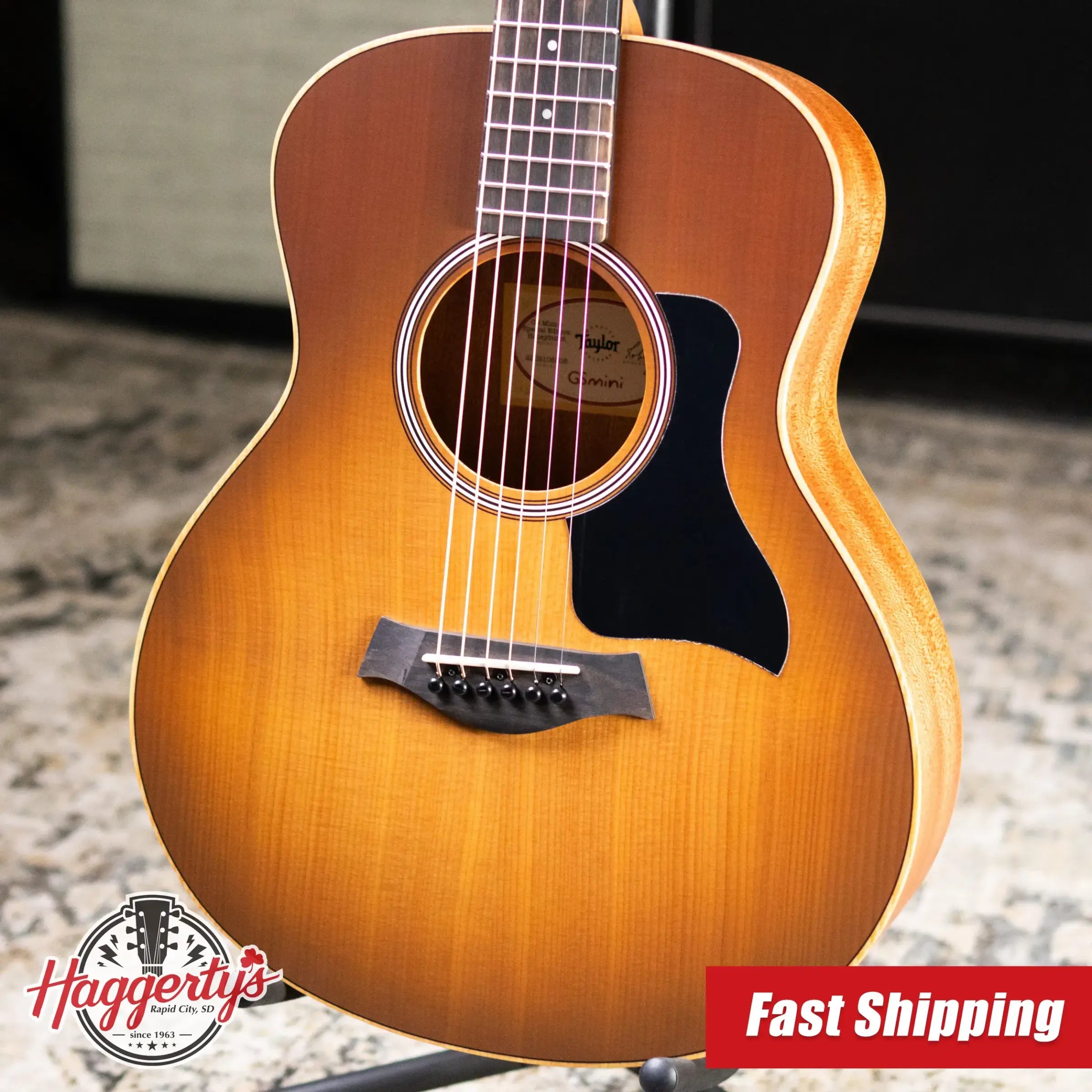 Taylor GS Mini-e Special Edition Acoustic/Electric Guitar - Honeyburst with GS Mini Bag