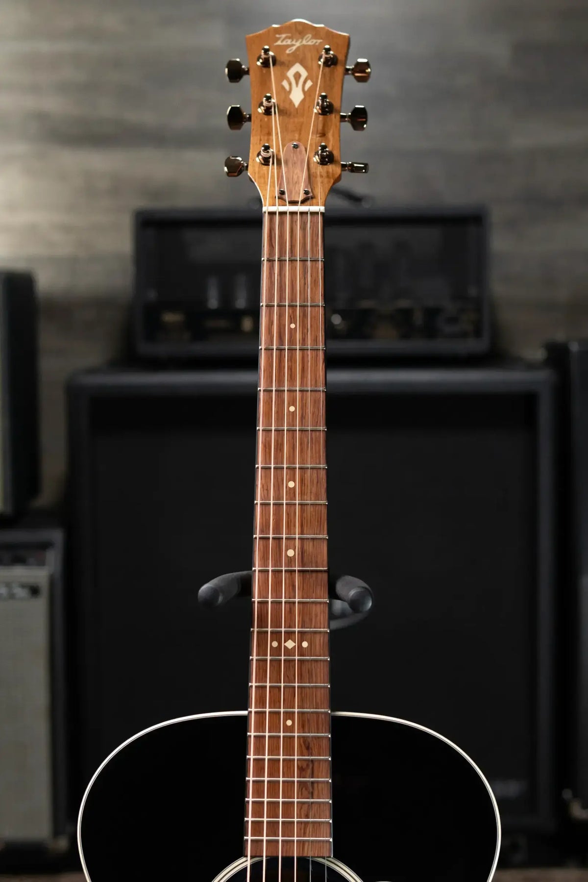 Taylor Gold Label 512e Ben Harper Signature Grand Concert Acoustic/Electric Guitar - Blacktop with Hardshell Case