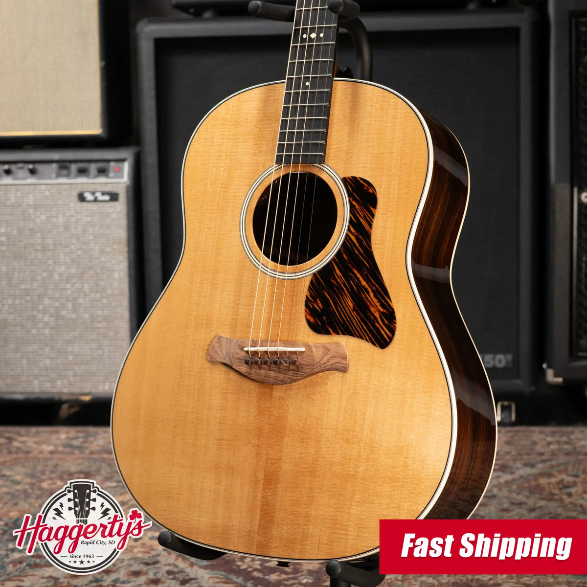 Taylor Gold Label 717e Dreadnought Acoustic/Electric Guitar - Indian Rosewood Torrefied Sitka with Hardshell Case - Demo
