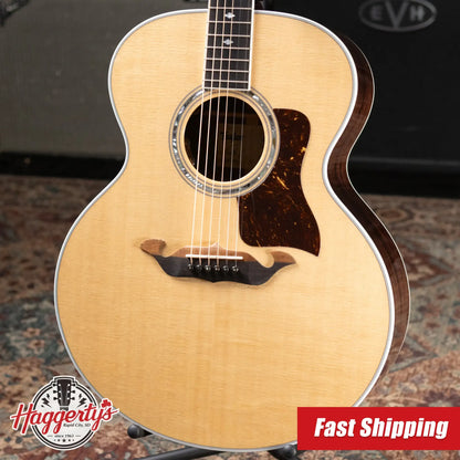 Taylor Legacy 815e Deep Body Jumbo Acoustic/Electric Guitar - Natural with Hardshell Case - Prototype