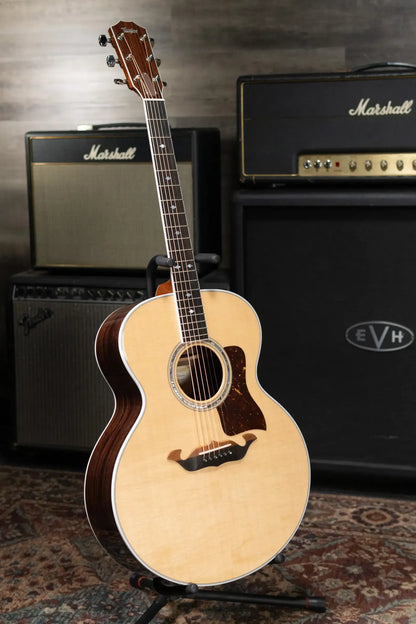 Taylor Legacy 815e Deep Body Jumbo Acoustic/Electric Guitar - Natural with Hardshell Case - Prototype