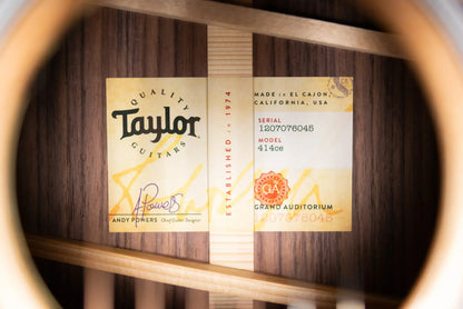 Taylor Next Generation 414ce Grand Auditorium Acoustic/Electric Guitar with Hardshell Case