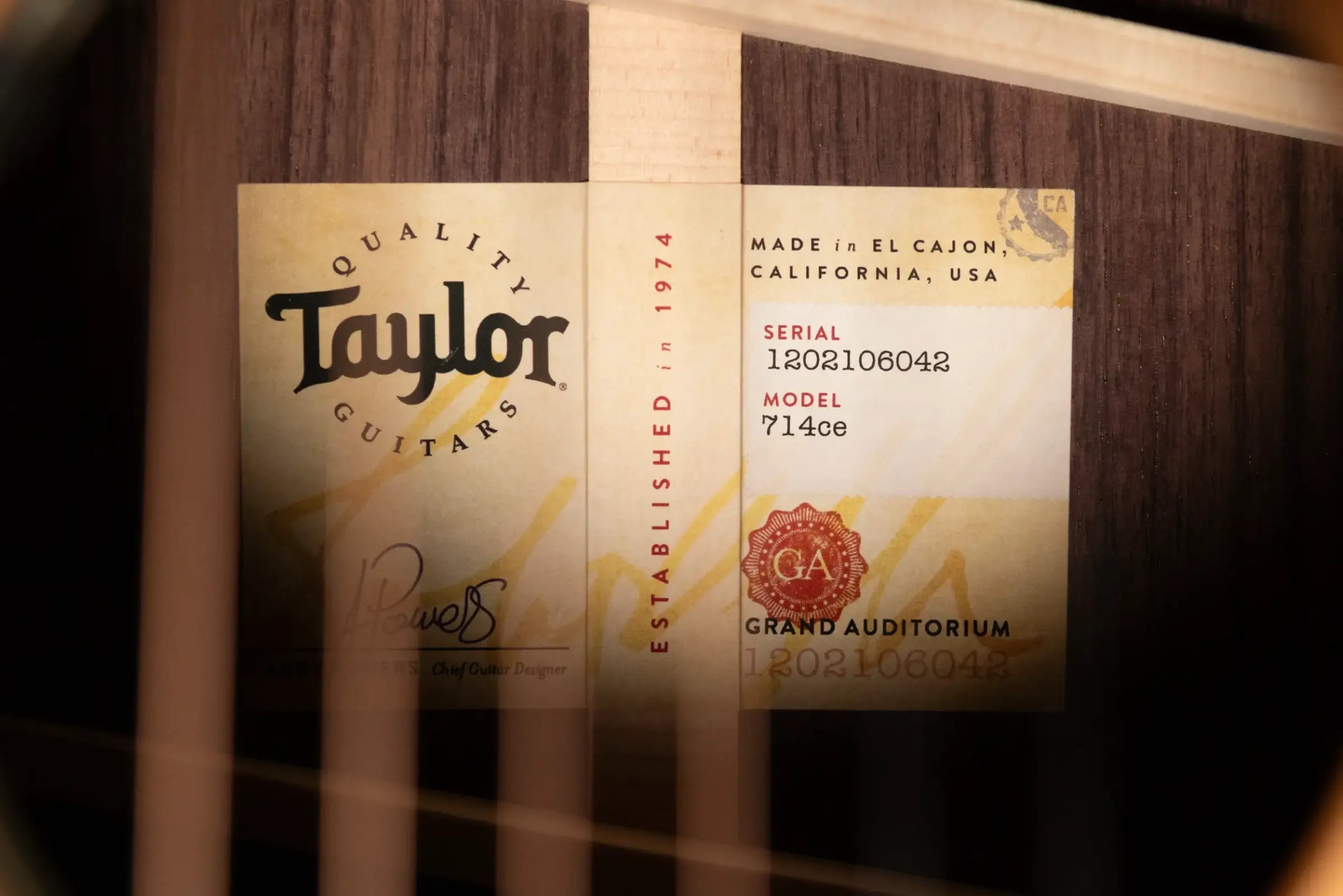 Taylor Next Generation 714ce Grand Auditorium Acoustic/Electric Guitar with Hardshell Case