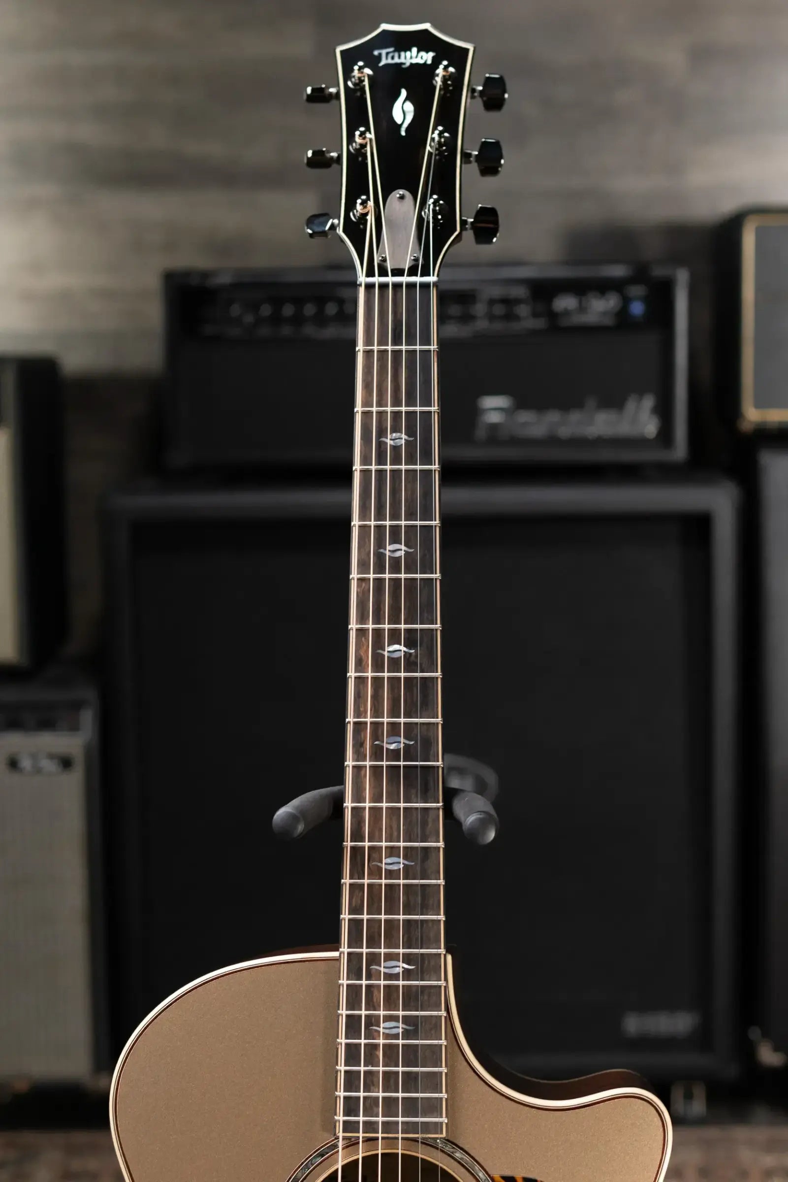 Taylor Next Generation 814ce LTD Grand Auditorium Acoustic/Electric Guitar - Casablanca Beige Top with Hardshell Case