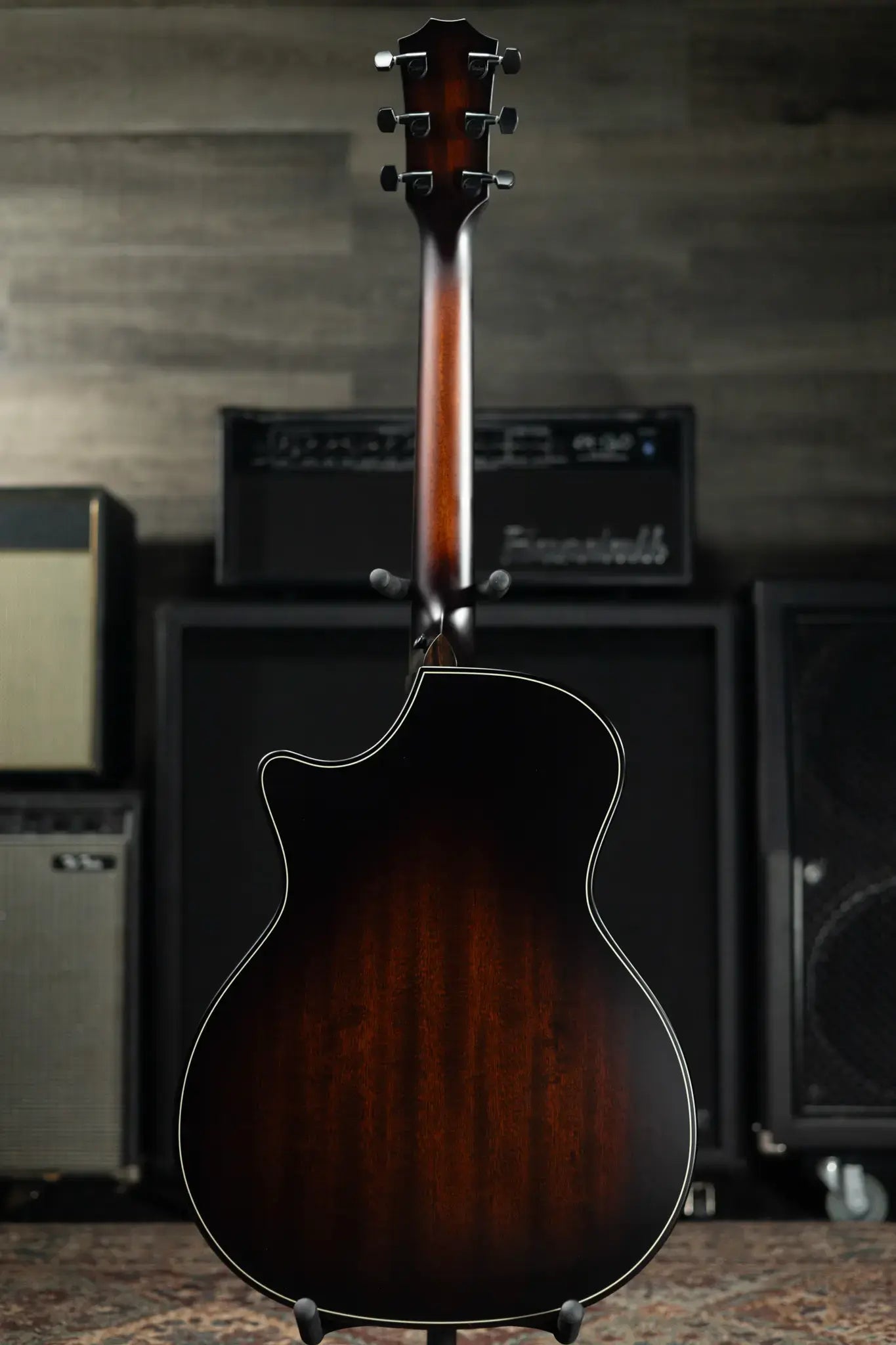 Taylor Next Generation Builder's Edition 324ce Grand Auditorium Acoustic/Electric Guitar - Tobacco Kona Burst with Hardshell Case