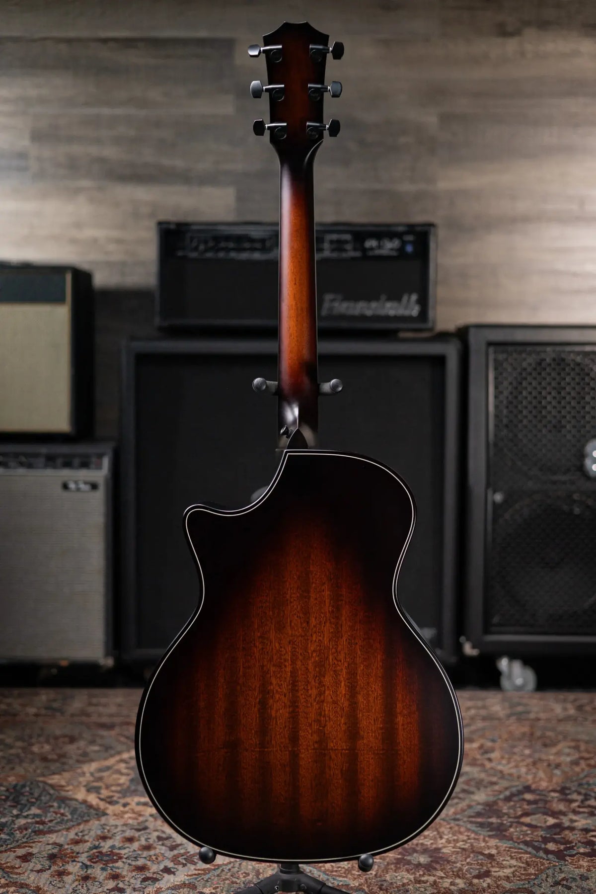 Taylor Next Generation Builder's Edition 324ce Grand Auditorium Acoustic/Electric Guitar - Tobacco Kona Burst with Hardshell Case